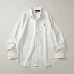 【美品】ラルフローレン　オックスフォードシャツ　クラシックフィット　ポニー　現行