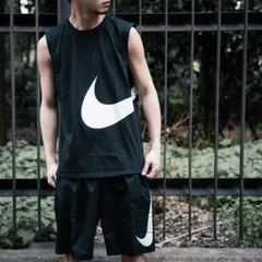 NIKE HYBRID SWOOSH TANK タンクトップ S 黒