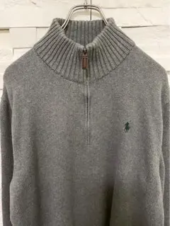 POLO RALPH LAURENラルフローレン ハーフジップセーター 刺繍