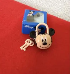 [新品未使用]Disney ミッキーマウス 南京錠 キーホルダーのサムネイル