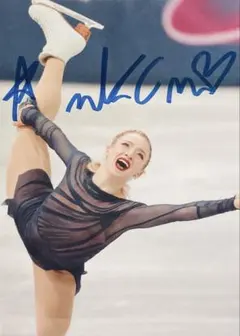 エレーナ・ラジオノワ直筆サイン入り写真Elena Radionova 女子 元 フィギアスケート エレーナ・ラジオノワ 直筆サイン入り写真