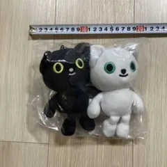 クロネコヤマト　ぬいぐるみ　くろねこ　しろねこ