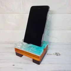 【1219】海のかけらスマホスピーカー・スタンド
