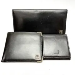 285 dunhill ダンヒル 3点まとめ売り レザー 長財布 ビジネス