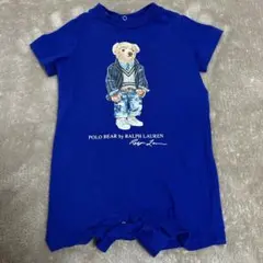 60㎝　ポロラルフローレンベア柄ロンパース