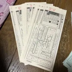 活版？車内補充券☆国鉄☆都区内☆未使用☆一冊 レア] 国鉄 車内補充券(図補) 東京電環 東京車掌区 昭和40年代