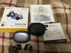 EarFun Clip ワイヤレスイヤホン　ブラック