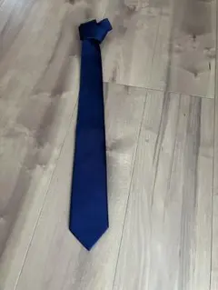【スーツセレクト】ネクタイ　ネイビー　シルク