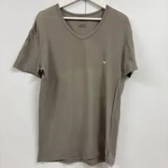 EMPORIO ARMANI Vネック Tシャツ ベージュ カーキのサムネイル