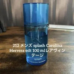 212 splash Carolina Herrera edt 100 mlレアのサムネイル