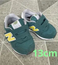 ニューバランス　313　スニーカー　緑　13cm