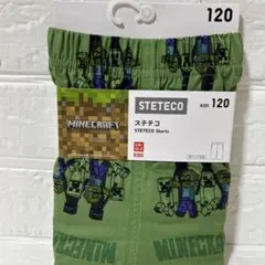 Minecraft STETEC 半ズボン 120サイズ グリーン