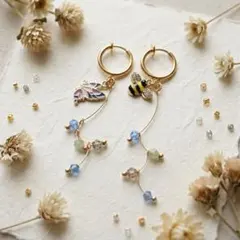 現品 イヤリングNo.4 金 サークル ゴールドノンホールピアス