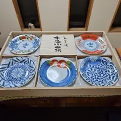 有田文様　十客小皿揃のサムネイル