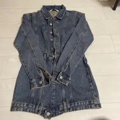 zaraデニムワンピース