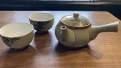 急須　九谷焼　清峰　湯呑み2客 茶器