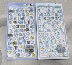 ボンボンドロップシール もじ 文字 moji サンリオ 新作 ２枚 はぴだんぶい