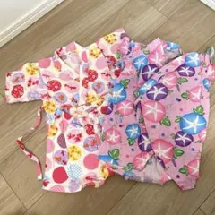 甚平　2点セット　セパレート80cm ロンパース70cm