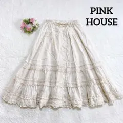 期間限定価格出品、最終値下げ、新品タグつき、ピンクハウス、ロングスカート、ピンク 最終値下げ、新品タグつき、ピンクハウス、ロングスカート、黒 ローン