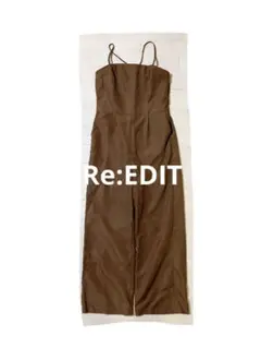 【秋物】リエディ 微起毛ツイルベアサロペット　M