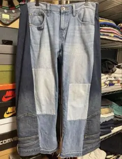 【リメイク品】90's 00's グランジ　デニムパンツ　再構築