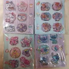 超お得！キャラクターウォーターシール4種類セット+ DIYパック特典付き
