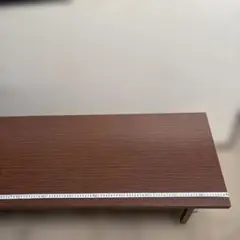 会議用折りたたみテーブル 450mm x 1200mm 二脚