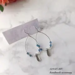 ハンドメイド ピアス NO.118 ♪