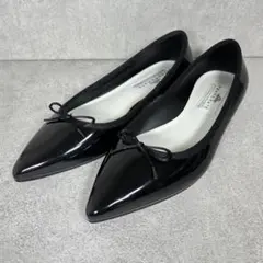 【極美品】テンパレイト ポインテッドトゥ バレエシューズ IRMA 24 雨天可