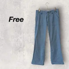 トミージーンズ　パンツ　ジーパン　ブルー　スラックス　ワイドパンツ　ポケット