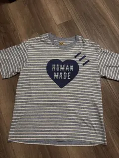 HUMAN MADE ヒューマンメイド ボーダー Tシャツ ネイビーXXLサイズ
