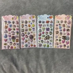 【最安値】たまごっち　きゅんPOP　立体シール　3Dシール　４枚セット