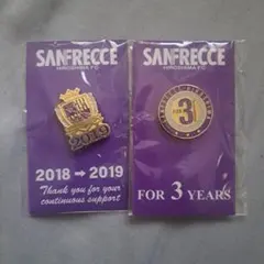 サンフレッチェ広島 2019年 ３年継続記念ピンバッジセット