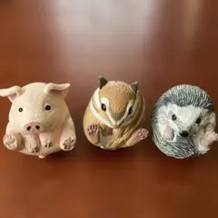 まんまるどうぶつ　3個セットのサムネイル