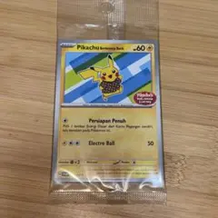 ポケモンカード　インドネシア ピカチュウ　バティック　海外 プロモ　未開封