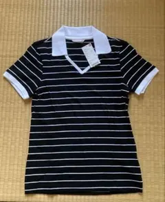 ボーダーポロシャツ　半袖