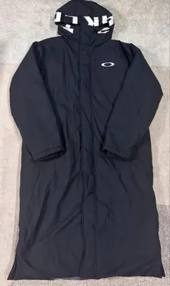 美品　オークリー oakley ベンチコート 黒　ブラック　3L