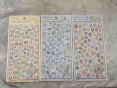 正規品　ボンボンドロップシールミニ　しずくちゃん　3点セット