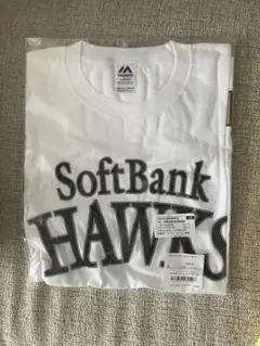 ホークス　ホーム　背番号Ｔシャツ　背番号なし　Lサイズ