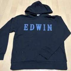 EDWIN フード付きパーカー ブラック