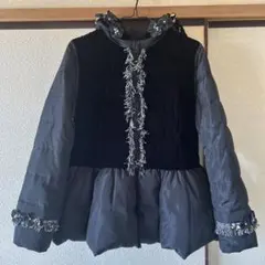 スーパービューティ】刺繍装飾 ロングダウンコート - メルカリ