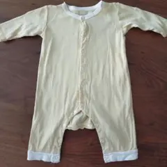無印良品　ロンパース　イエロー　70