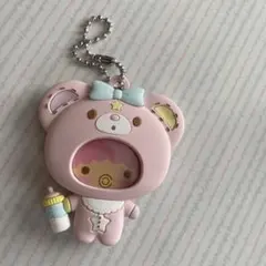 サンリオ フォトバッジ付きマスコット パフポフ キキララ キーホルダー