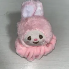 モンチッチの形のピンクヘアゴム