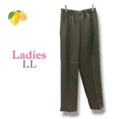 『新品』ヘンリーボーン ウエストゴム ブラウン カジュアルパンツ【LL】ズボン