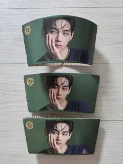 【韓国限定】コンポーズコーヒー スリーブ BTS テテ 3枚