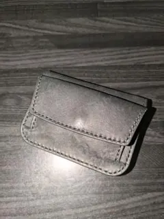 イタリアンレザー コンパクトウォレット 革財布 ハンドメイド 訳あり