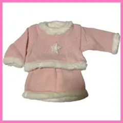 otoginokuni ピンクニット 長袖上下セット 90 星 刺繍