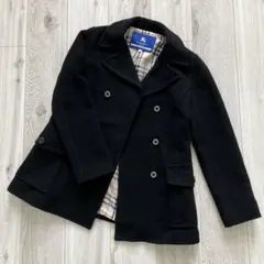 【希少 完売品】バーバリーブルーレーベル ウールコート チェック フレア 38 BURBERRY BLUE LABEL(バーバリーブルーレーベル) Nova check