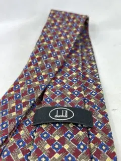 K*K様 ダンヒル dunhill パターン総柄 ネクタイ